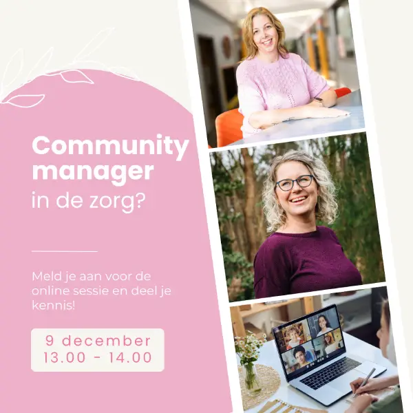 Community manager in de Zorg-club